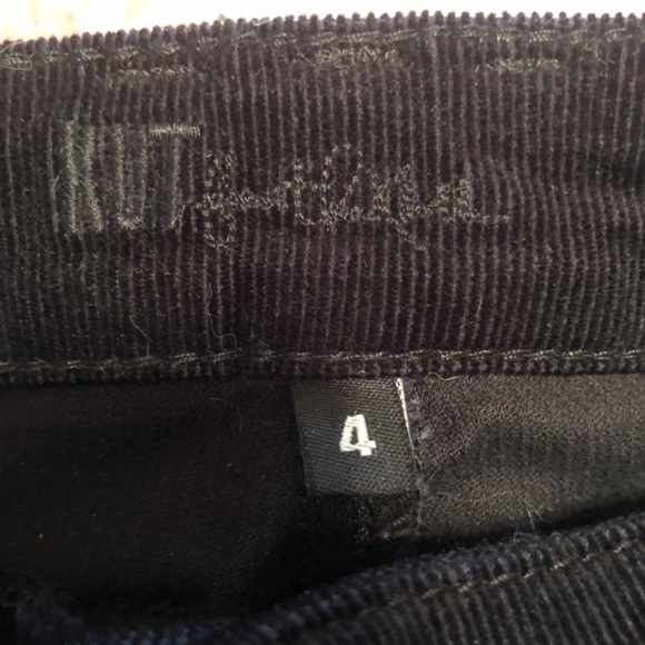 SALE Like New Kut from the Kloth Diana stretch Corduroy skinny pant in black - Picture 5 of 6
